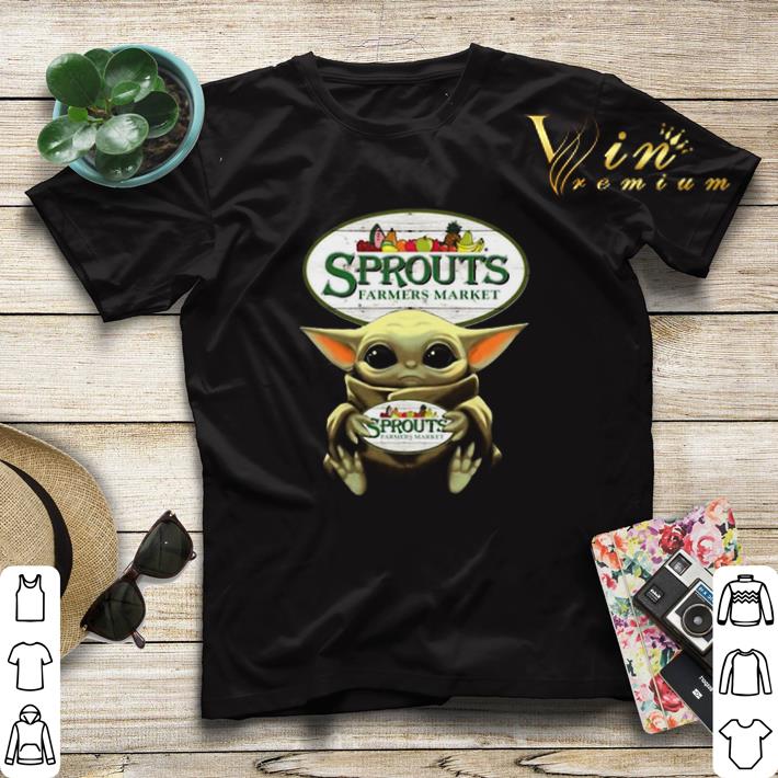 Baby Yoda hug Sprouts Farmers Market Star Wars shirt sweater 4 - Baby Yoda hug Sprouts Farmers Market Star Wars shirt sweater