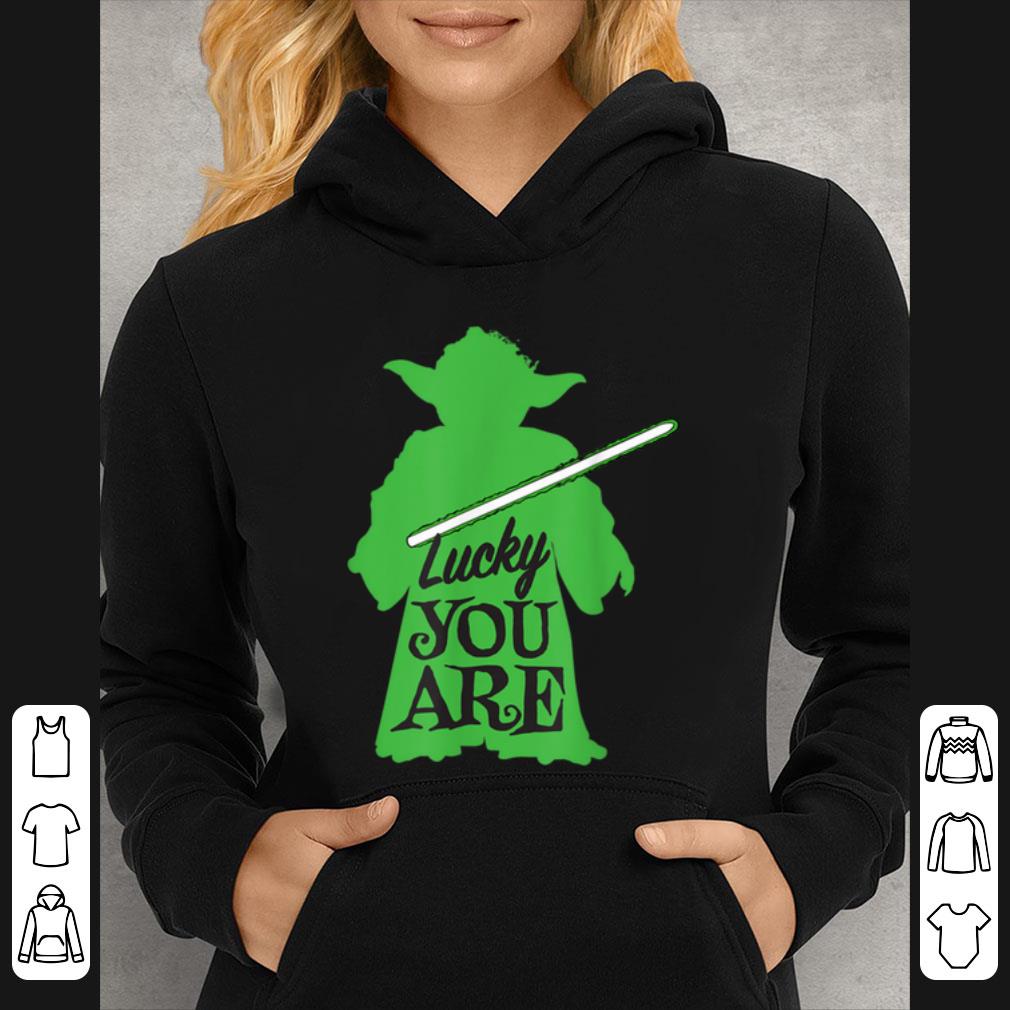 Beautiful Star Wars Yoda Lucky You Are Green St Patrick s Day shirt 4 - Beautiful Star Wars Yoda Lucky You Are Green St. Patrick's Day shirt
