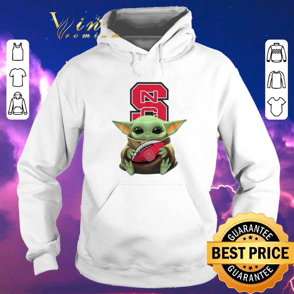 Funny Baby Yoda Hug NC State Wolfpack Ball Logo Star Wars shirt sweater 4 - Funny Baby Yoda Hug NC State Wolfpack Ball Logo Star Wars shirt sweater