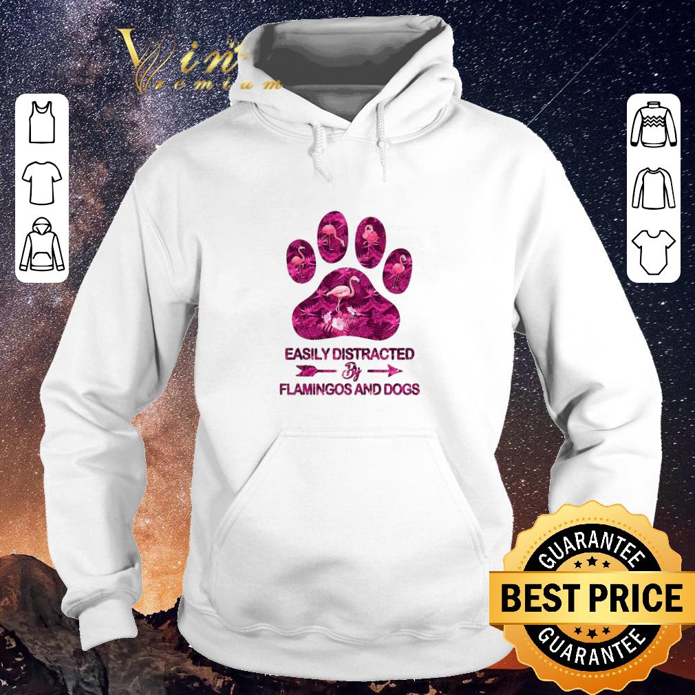 Funny Easily distracted by flamingos and dogs shirt sweater Funny Easily distracted by flamingos and dogs shirt sweater 4 - Funny Easily distracted by flamingos and dogs shirt sweater