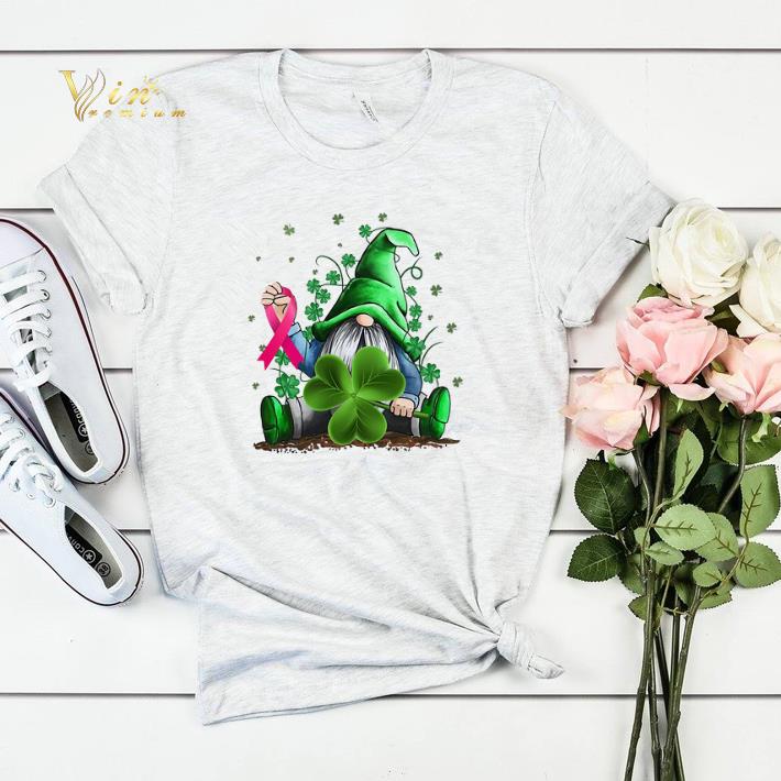 Gnome Shamrock Breast Cancer Awareness Irish St Patrick s day shirt sweater 4 - Gnome Shamrock Breast Cancer Awareness Irish St. Patrick's day shirt sweater