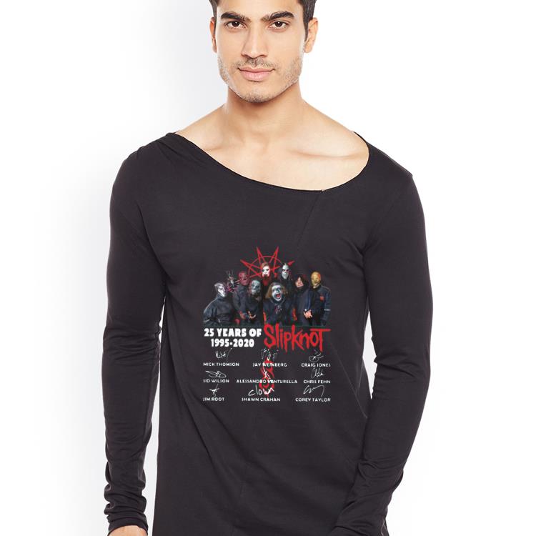 Great 25 Years Of Slipknot 1995 2020 shirt 4 - Great 25 Years Of Slipknot 1995 – 2020 shirt