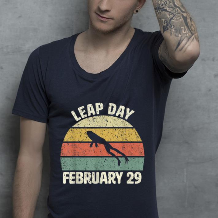 Great Leap Day Frog February 29 Vintage shirt 4 - Great Leap Day Frog February 29 Vintage shirt