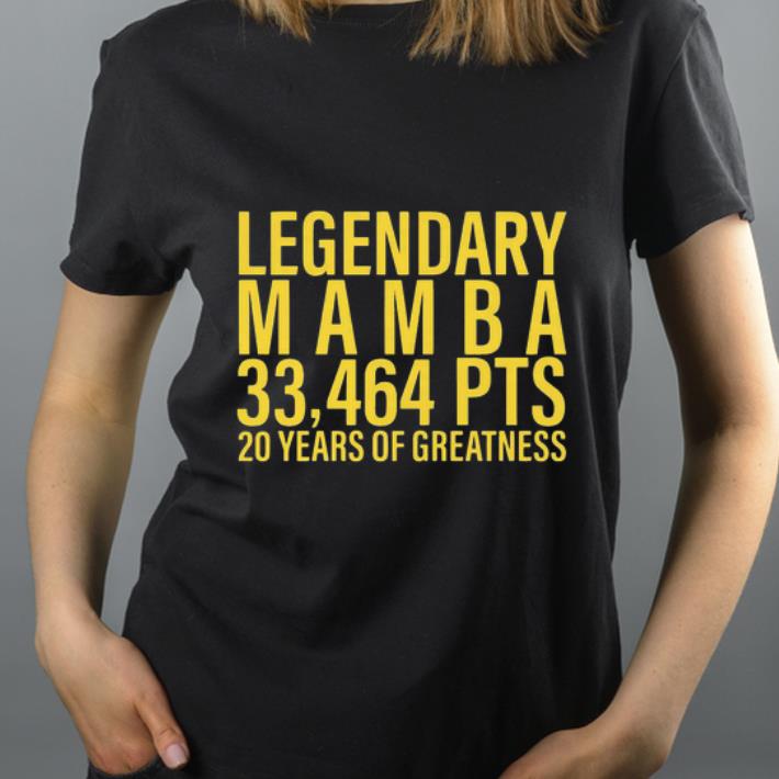 Great Legendary Mamba 33 464 Pts 20 Years Of Greatness shirt 4 - Great Legendary Mamba 33,464 Pts 20 Years Of Greatness shirt