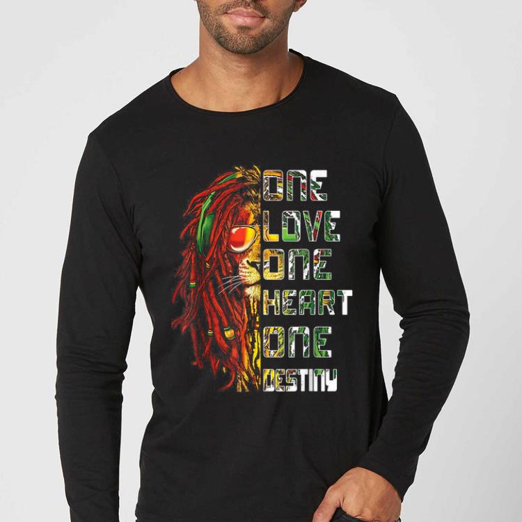 Great Lion One Love One Heart One Destiny Bob Marley shirt 4 - Great Lion One Love One Heart One Destiny Bob Marley shirt