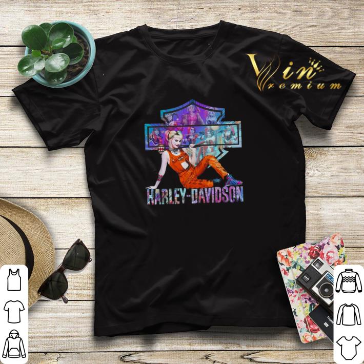 Harley Quinn mashup Harley Davidson Birds of Prey shirt sweater 4 - Harley Quinn mashup Harley-Davidson Birds of Prey shirt sweater
