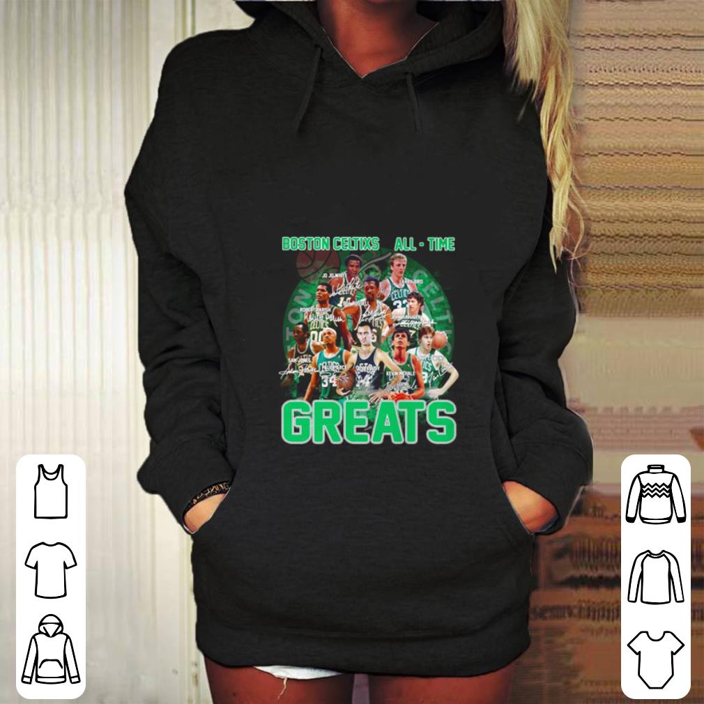 Hot Boston Celtics all time greats signature shirt 4 - Hot Boston Celtics all time greats signature shirt
