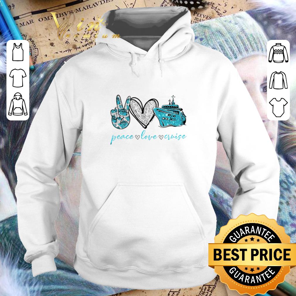 Hot Diamond Peace love cruise shirt 4 1 - Hot Diamond Peace love cruise shirt