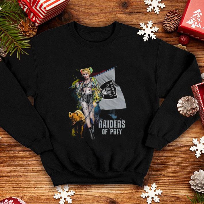 Hot Harley Quinn flag Oakland Raiders Of Prey 2020 shirt 4 - Hot Harley Quinn flag Oakland Raiders Of Prey 2020 shirt