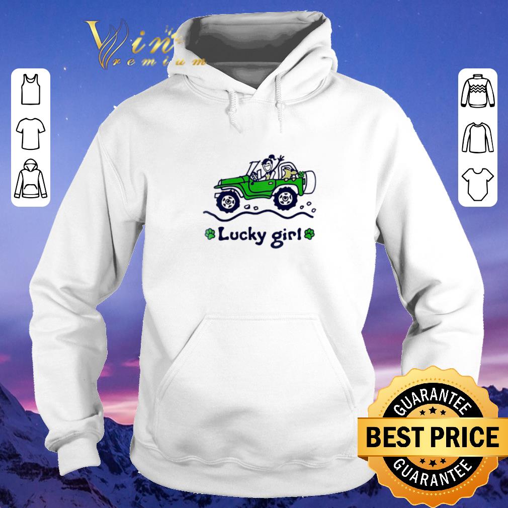 Hot Jeep car Lucky girl St Patrick s day shirt sweater 4 - Hot Jeep car Lucky girl St. Patrick's day shirt sweater