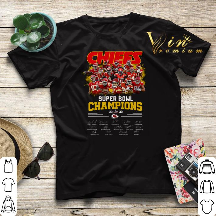 Kansas City Chiefs Super Bowl Champions LIV 2020 Signatures shirt sweater 4 - Kansas City Chiefs Super Bowl Champions LIV 2020 Signatures shirt sweater