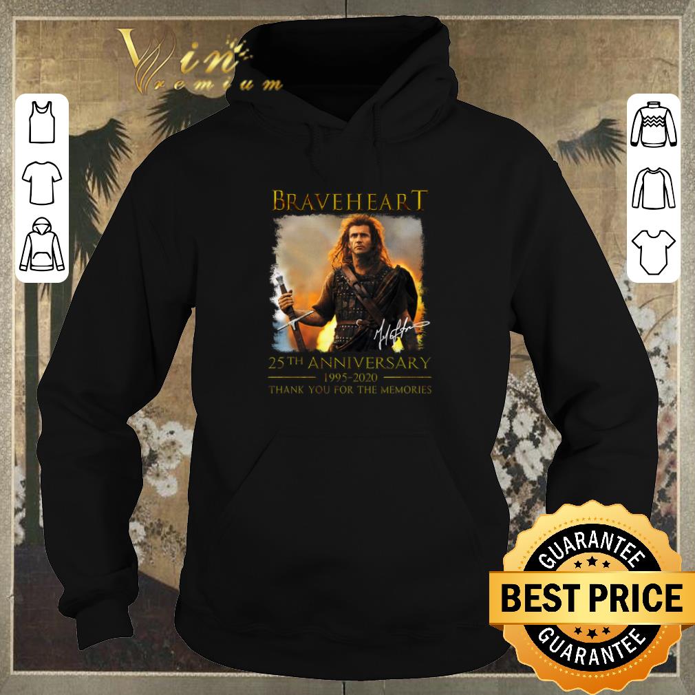 Nice Braveheart 25th anniversary 1995 2020 thank you for the memories shirt sweater Nice Braveheart 25th anniversary 1995 2020 thank you for the memories shirt sweater 4 - Nice Braveheart 25th anniversary 1995 2020 thank you for the memories shirt sweater