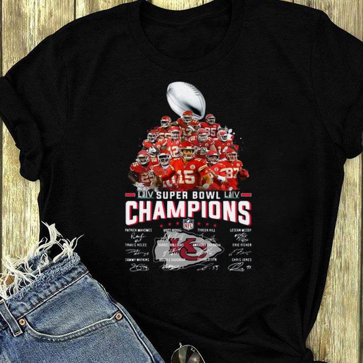 Nice Kansas City Chiefs Super Bowl Champions Players Signatures shirt 4 - Nice Kansas City Chiefs Super Bowl Champions Players Signatures shirt