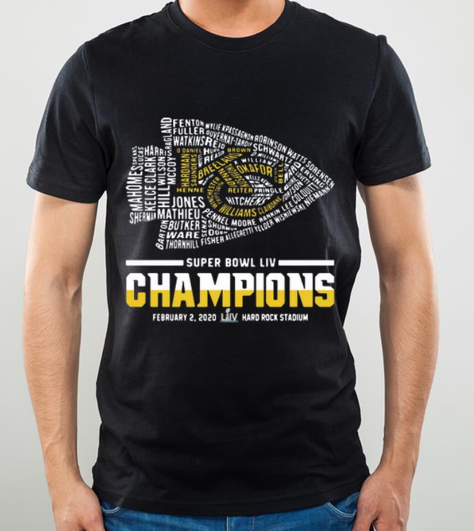 Nice Kansas City Chiefs Super Bowl Liv Champions Hard Rock Stadium shirt 4 - Nice Kansas City Chiefs Super Bowl Liv Champions Hard Rock Stadium shirt