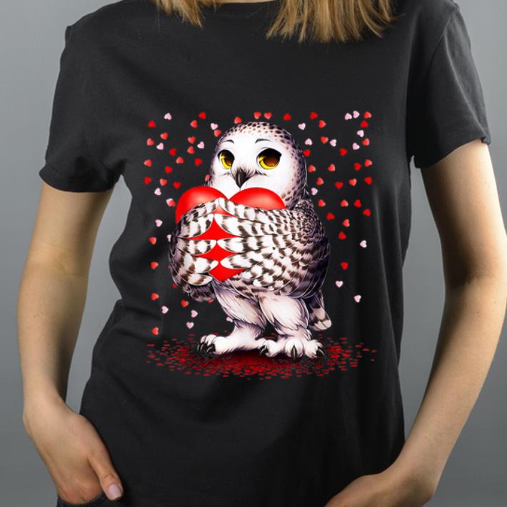 Nice Owl Holds Heart Owl Lovers shirt 4 - Nice Owl Holds Heart Owl Lovers shirt
