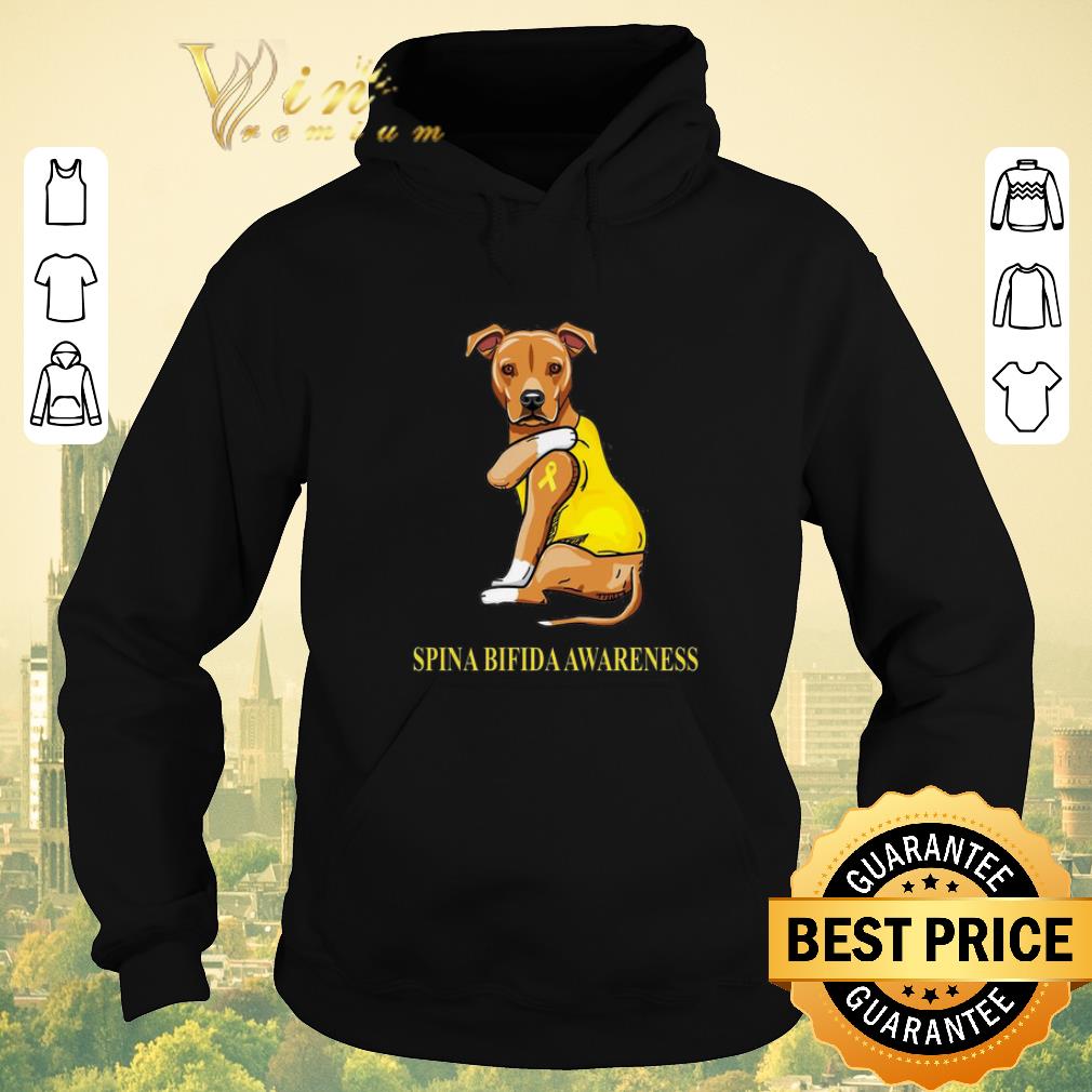 Nice Staffordshire Terrier tattoo i love Spina Bifida Awareness shirt sweater 4 - Nice Staffordshire Terrier tattoo i love Spina Bifida Awareness shirt sweater