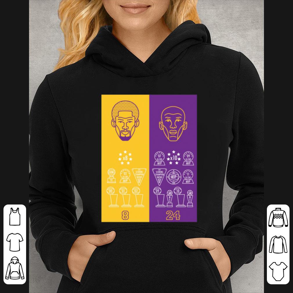 Official 8 24 Kobe Bryant Title Collection Trophy shirt 4 - Official 8 24 Kobe Bryant Title Collection Trophy shirt