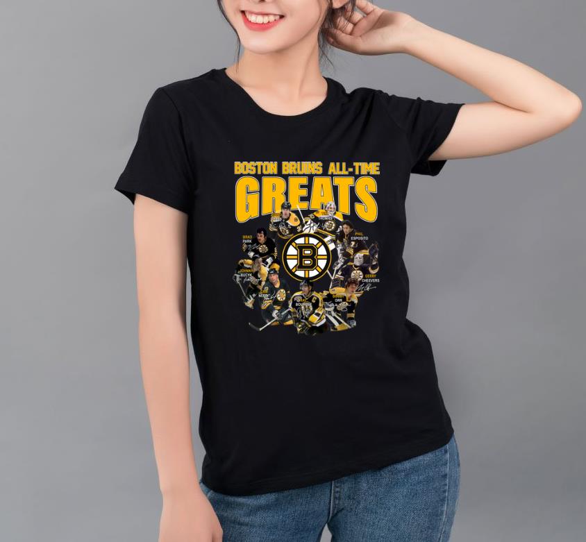 Official Boston Bruins all time greats legend signatures shirt 4 - Official Boston Bruins all time greats legend signatures shirt