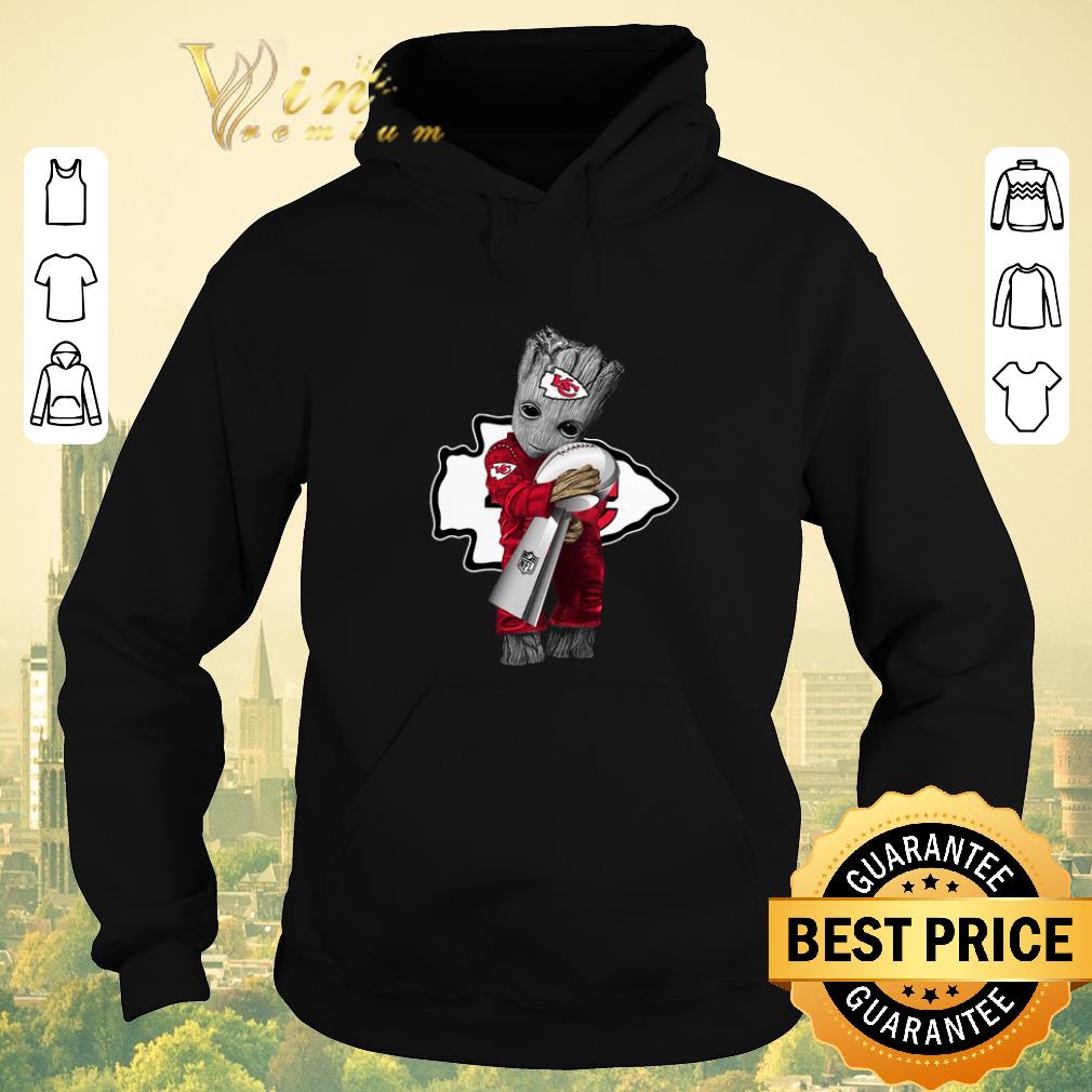 Original Baby Groot hug Super Bowl Kansas City Chiefs Champion shirt sweater 4 - Original Baby Groot hug Super Bowl Kansas City Chiefs Champion shirt sweater