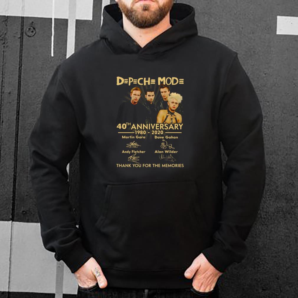 Original Depeche Mode 40th Anniversary 1980 2020 Thank You For The Memories shirt 4 - Original Depeche Mode 40th Anniversary 1980 2020 Thank You For The Memories shirt