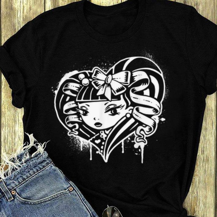 Original Heart Shaped Punk Goth Girl shirt 4 - Original Heart Shaped Punk Goth Girl shirt