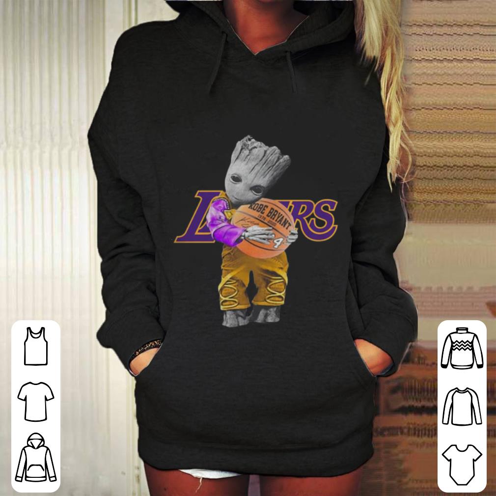 Original Los Angeles Lakers Baby Groot Hug ball Kobe Bryant Signature shirt Original Los Angeles Lakers Baby Groot Hug ball Kobe Bryant Signature shirt 4 - Original Los Angeles Lakers Baby Groot Hug ball Kobe Bryant Signature shirt
