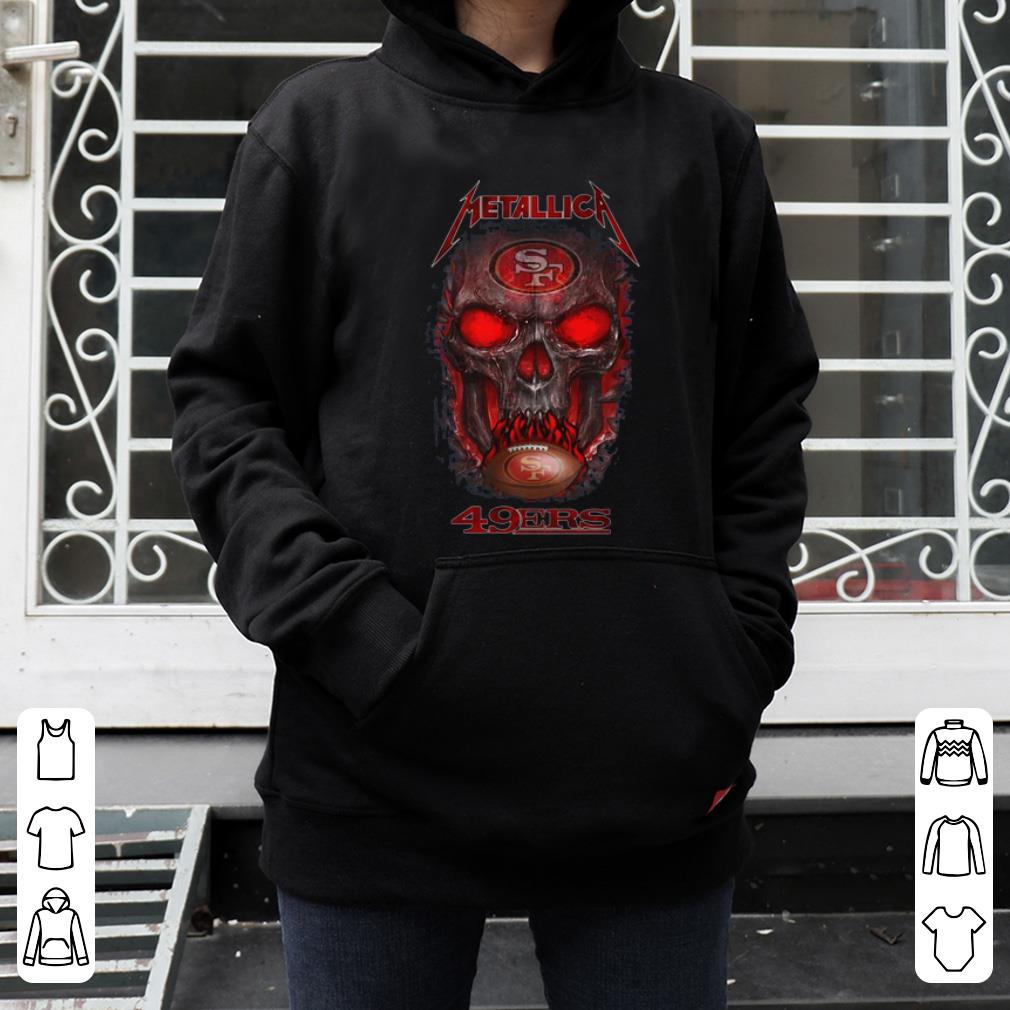 Original Metallica 49ers NFL Skull San Francisco 49ers shirt 4 - Original Metallica 49ers NFL Skull San Francisco 49ers shirt