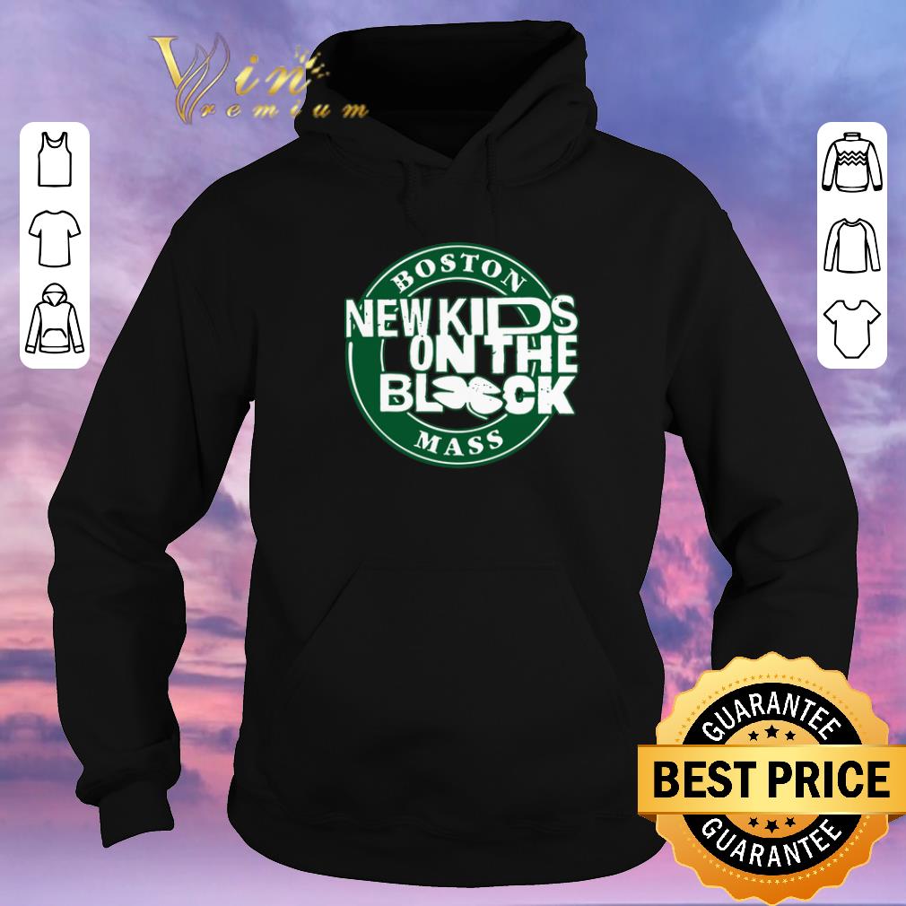 Original New Kids On The Block Boston Mashup Starbucks Logo shirt sweater 4 - Original New Kids On The Block Boston Mashup Starbucks Logo shirt sweater