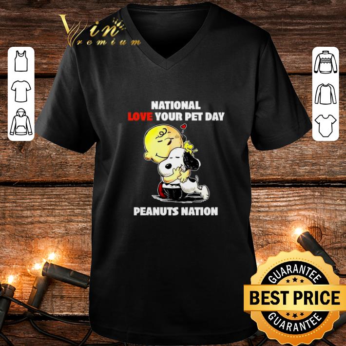 Original Snoopy Charlie Brown national love you pet day Peanuts nation shirt 4 - Original Snoopy Charlie Brown national love you pet day Peanuts nation shirt