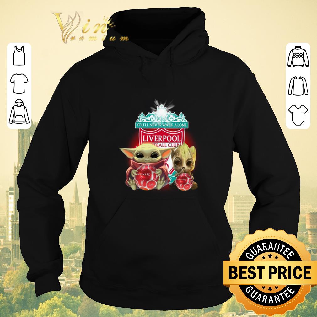 Premium Baby Yoda and Baby Groot hug Liverpool You ll never walk alone shirt sweater 4 - Premium Baby Yoda and Baby Groot hug Liverpool You’ll never walk alone shirt sweater