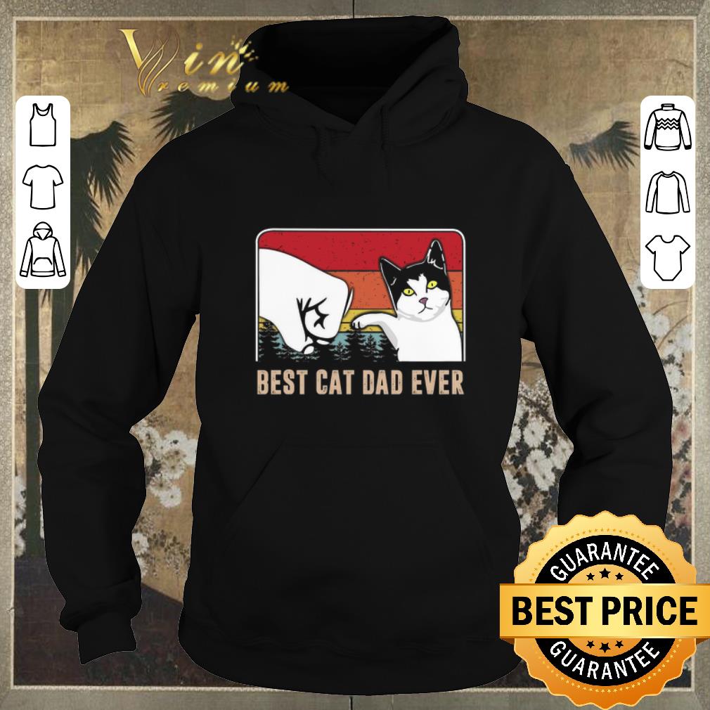 Premium Best cat dad ever sunset vintage shirt 4 - Premium Best cat dad ever sunset vintage shirt