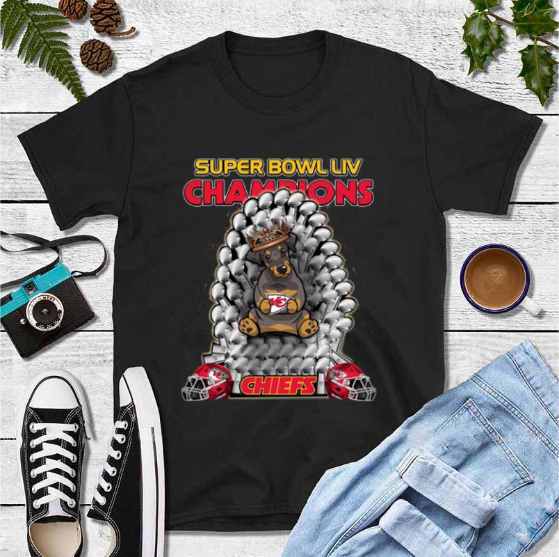 Premium Daschund Iron Throne Super Bowl LIV Champions Chiefs shirt 4 - Premium Daschund Iron Throne Super Bowl LIV Champions Chiefs shirt