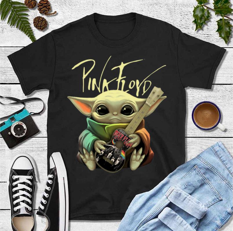 Premium Star Wars Baby Yoda Hug Pink Floyd shirt 4 - Premium Star Wars Baby Yoda Hug Pink Floyd shirt