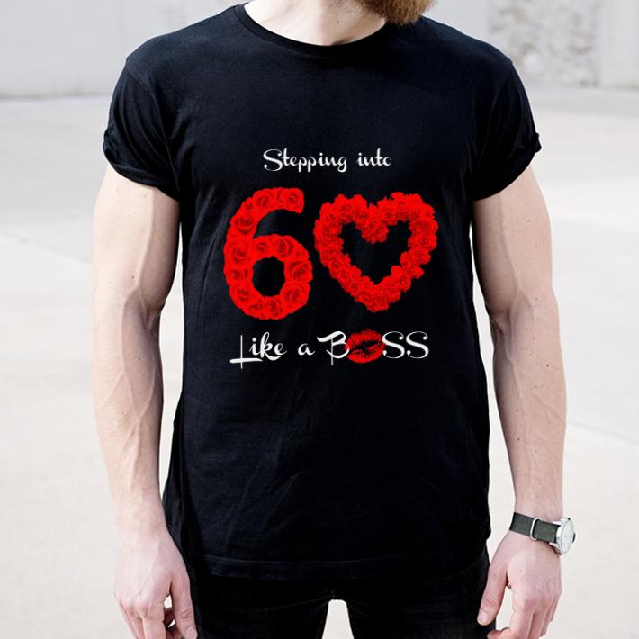 Premium Stepping into 60 like a boss shirt 4 - Premium Stepping into 60 like a boss shirt