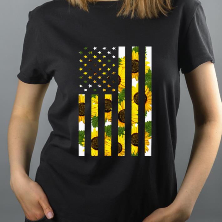Premium Sunflower American Flag shirt 4 - Premium Sunflower American Flag shirt