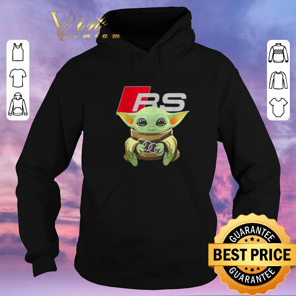 Awesome Baby Yoda hug Audi RS shirt sweater 4 - Awesome Baby Yoda hug Audi RS shirt sweater