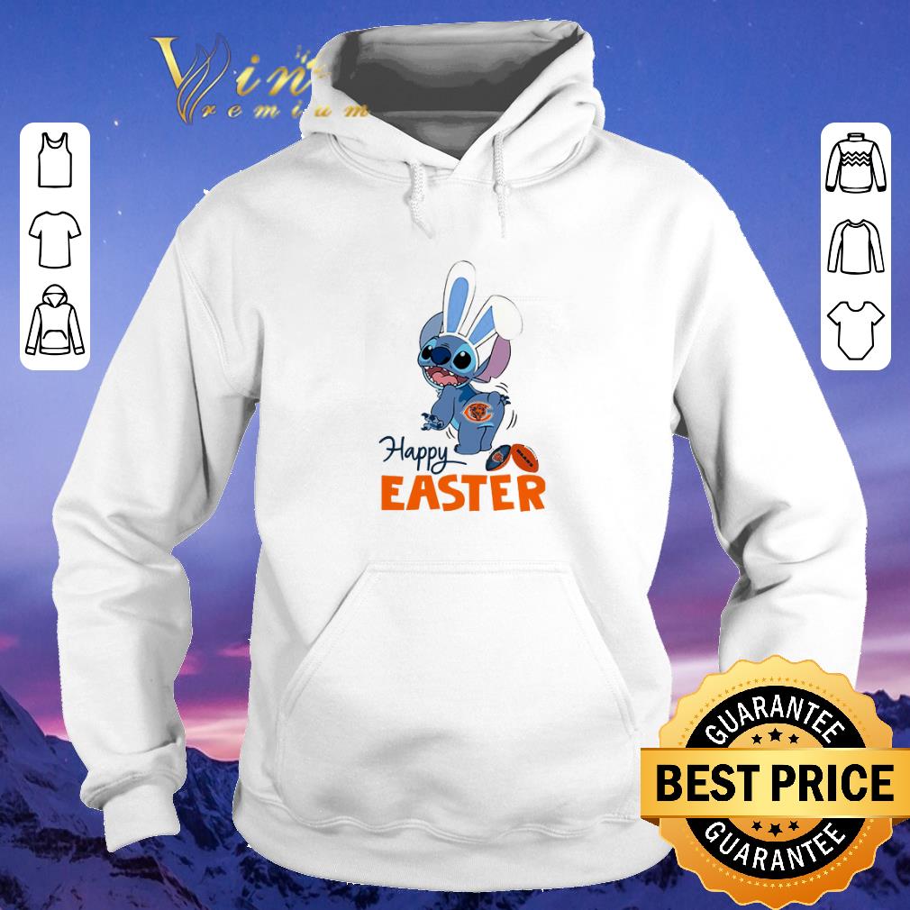 Awesome Disney Stitch Chicago Bears Logo Happy Easter shirt sweater 4 - Awesome Disney Stitch Chicago Bears Logo Happy Easter shirt sweater