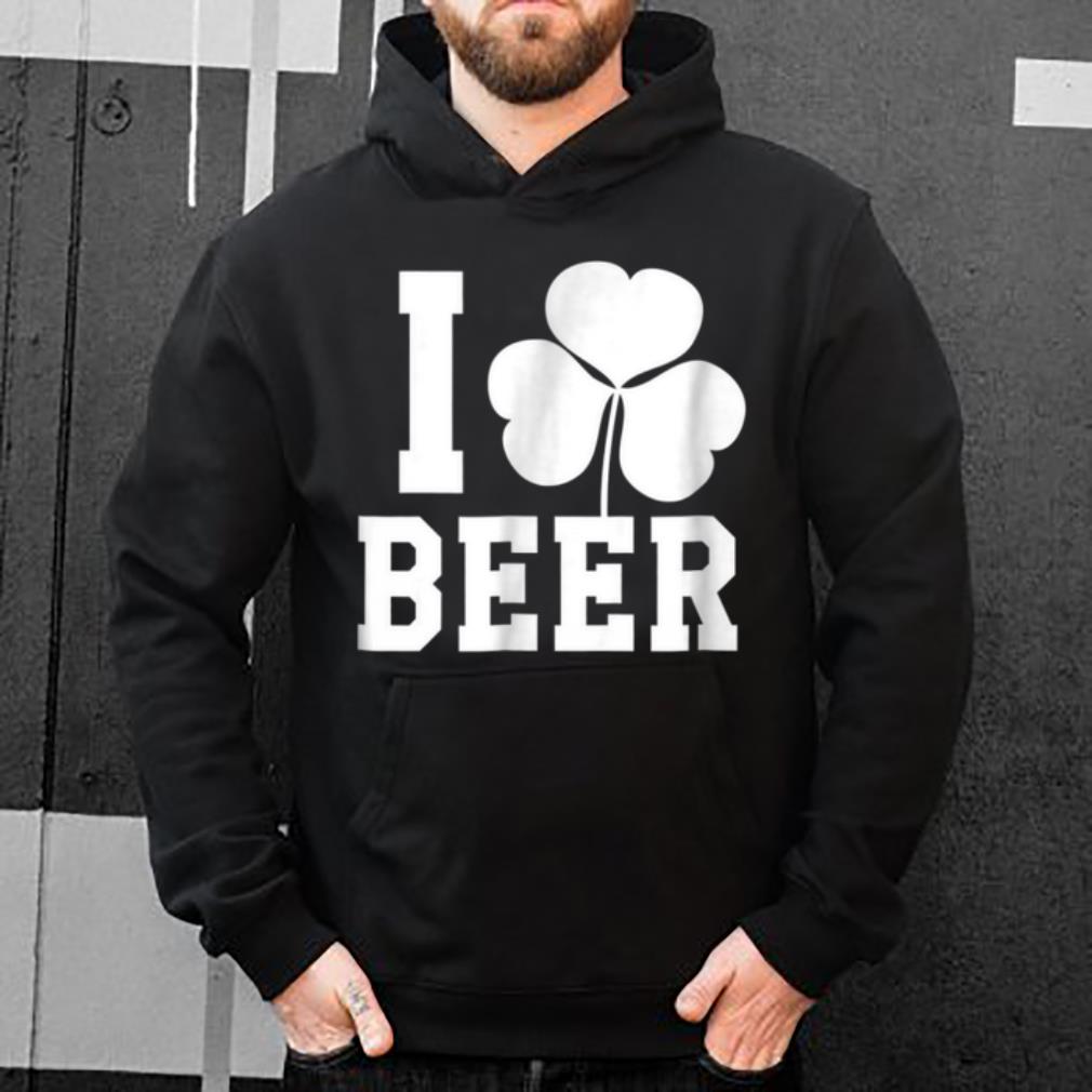 Awesome I Love Beer Shamrock St Patrick s Day Tee shirt 4 - Awesome I Love Beer Shamrock St. Patrick's Day Tee shirt