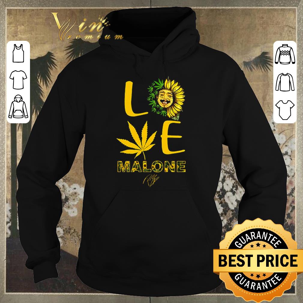 Awesome Love sunflower weed cannabis Post Malone signature shirt sweater Awesome Love sunflower weed cannabis Post Malone signature shirt sweater 4 - Awesome Love sunflower weed cannabis Post Malone signature shirt sweater