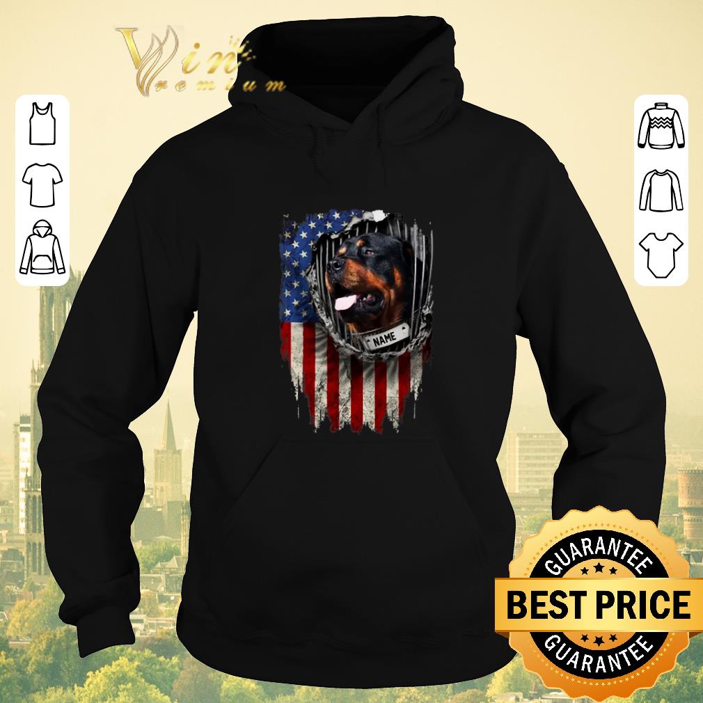 Awesome Rottweiler dog name American flag shirt sweater 4 - Awesome Rottweiler dog name American flag shirt sweater