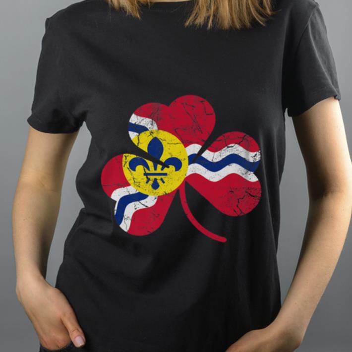 Awesome St Louis Flag Shamrock Irish St Patricks Day Gift shirt 4 - Awesome St Louis Flag Shamrock Irish St Patricks Day Gift shirt