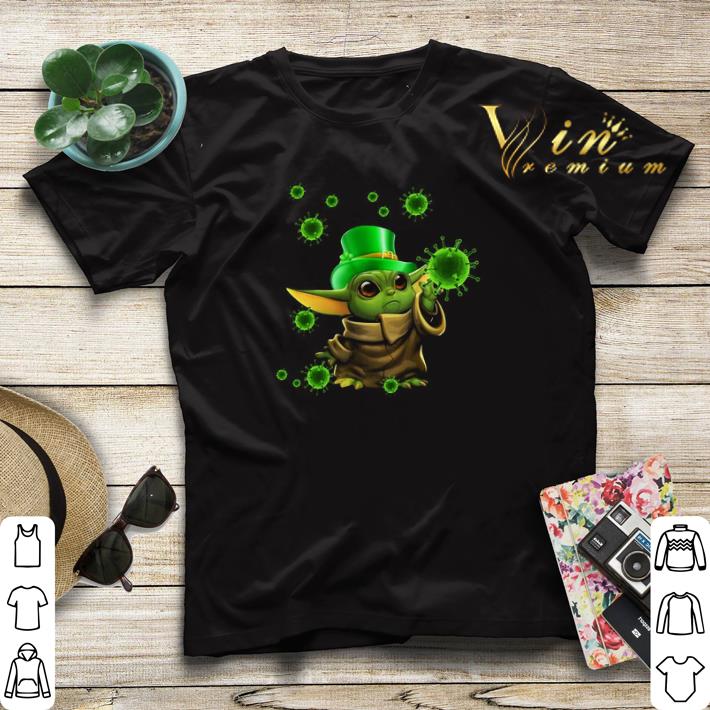 Baby Yoda Coronavirus COVID 19 St Patrick s Day shirt sweater 4 - Baby Yoda Coronavirus COVID-19 St. Patrick’s Day shirt sweater