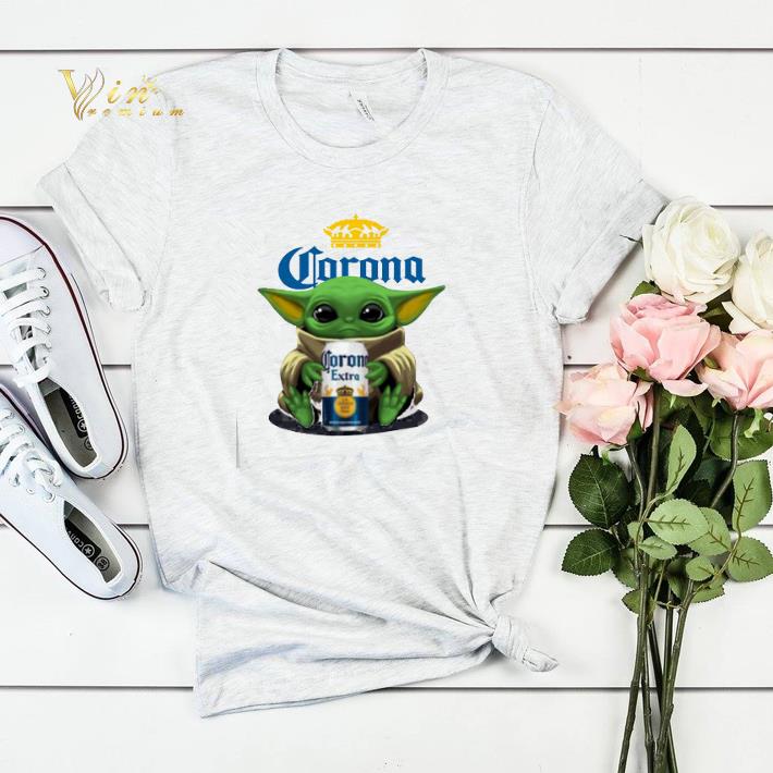 Baby Yoda hug Corona Extra beer Star Wars shirt sweater 4 - Baby Yoda hug Corona Extra beer Star Wars shirt sweater