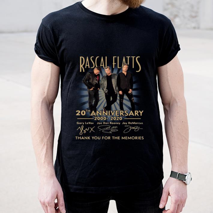Beautiful Rascal Flatts 20th Anniversary 2000 2020 Thank You For The Memories Signatures shirt 4 - Beautiful Rascal Flatts 20th Anniversary 2000 2020 Thank You For The Memories Signatures shirt