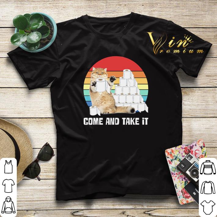 Cat Come And Take It Toilet Paper Shortage vintage shirt sweater 4 - Cat Come And Take It Toilet Paper Shortage vintage shirt sweater