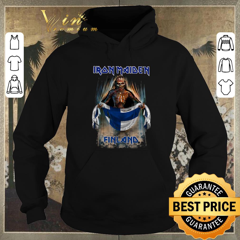 Funny Iron Maiden hold Finland Flag shirt sweater 4 - Funny Iron Maiden hold Finland Flag shirt sweater