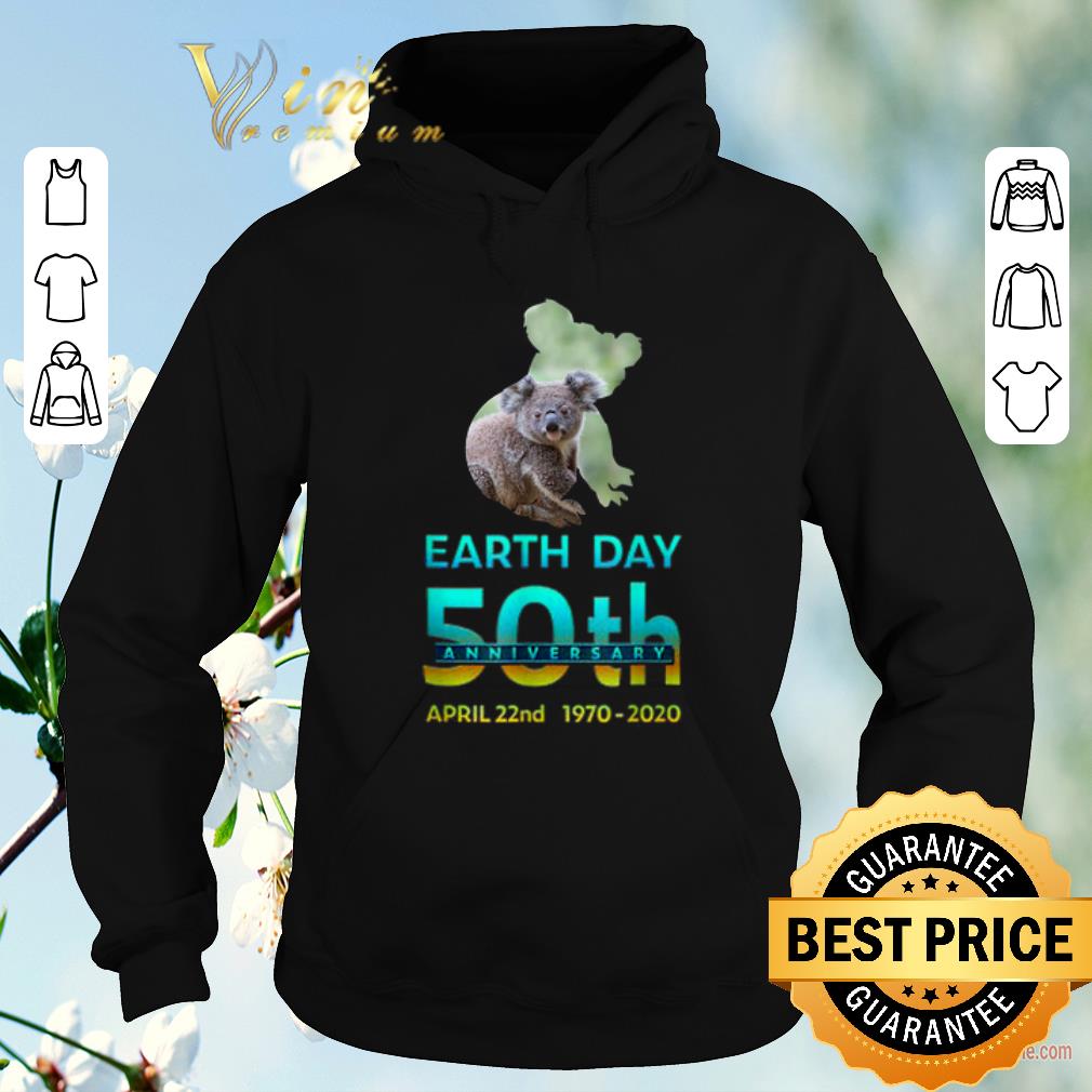 Funny Koala Silhouette earth day 50th anniversary april 22nd 1970 2020 shirt sweater 4 - Funny Koala Silhouette earth day 50th anniversary april 22nd 1970-2020 shirt sweater