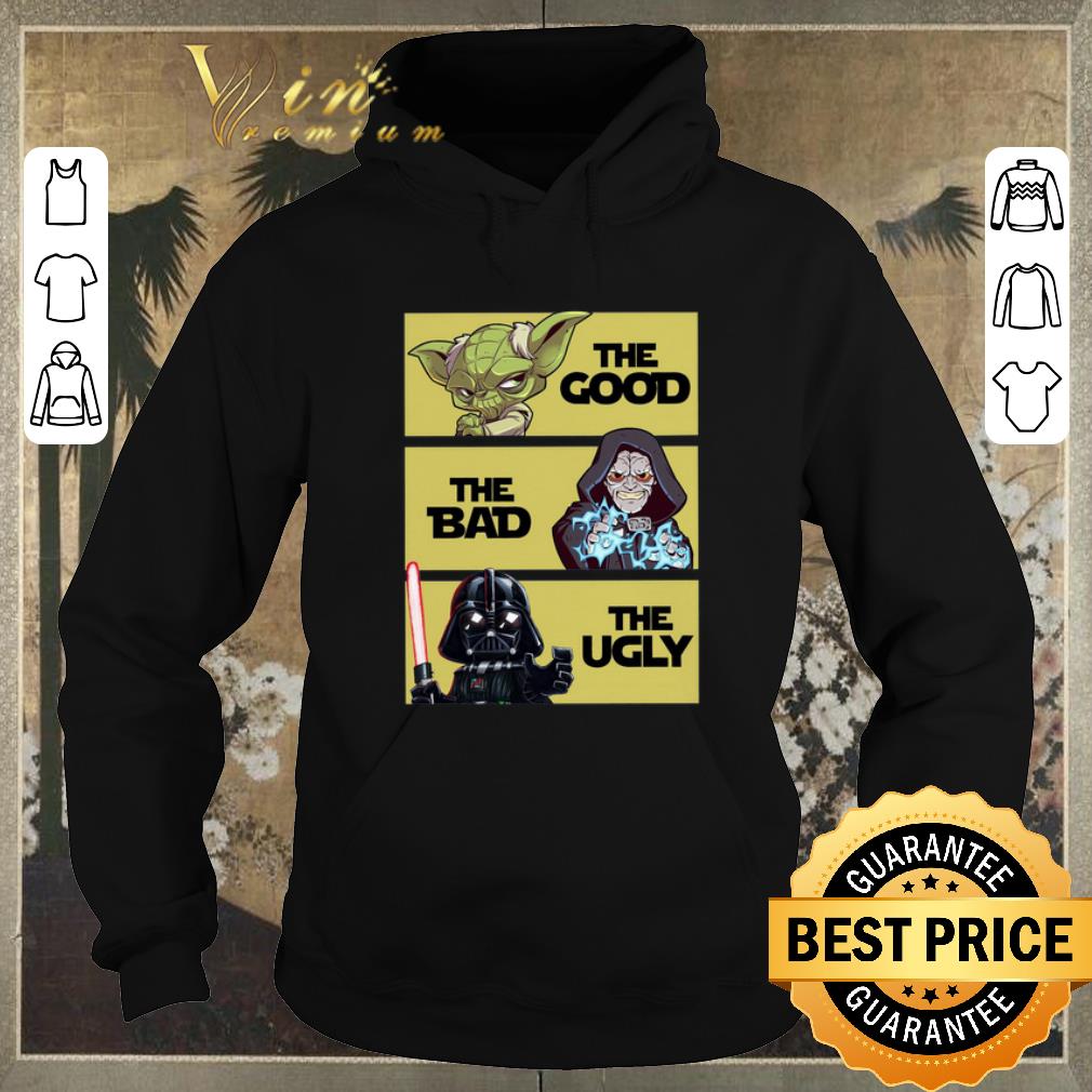 Funny Master Yoda The Good Obi-Wan Kenobi The bad Darth Vader The Ugly shirt sweater Funny Master Yoda The Good Obi Wan Kenobi The bad Darth Vader The Ugly shirt sweater 4 - Funny Master Yoda The Good Obi-Wan Kenobi The bad Darth Vader The Ugly shirt sweater