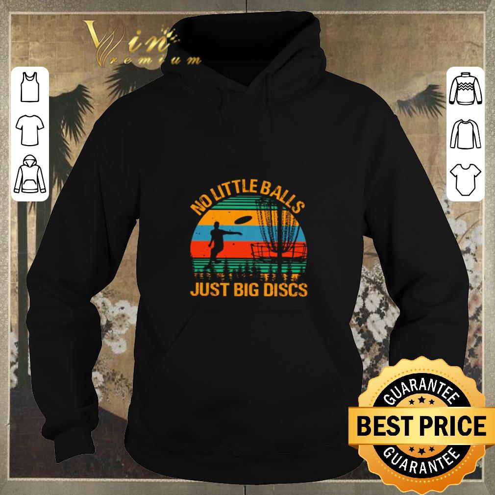 Funny No Little balls disc golf vintage shirt sweater 4 - Funny No Little balls disc golf vintage shirt sweater