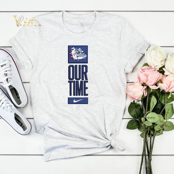 Gonzaga Bulldogs logo basketball Our Time 2020 shirt sweater 4 - Gonzaga Bulldogs logo basketball Our Time 2020 shirt sweater